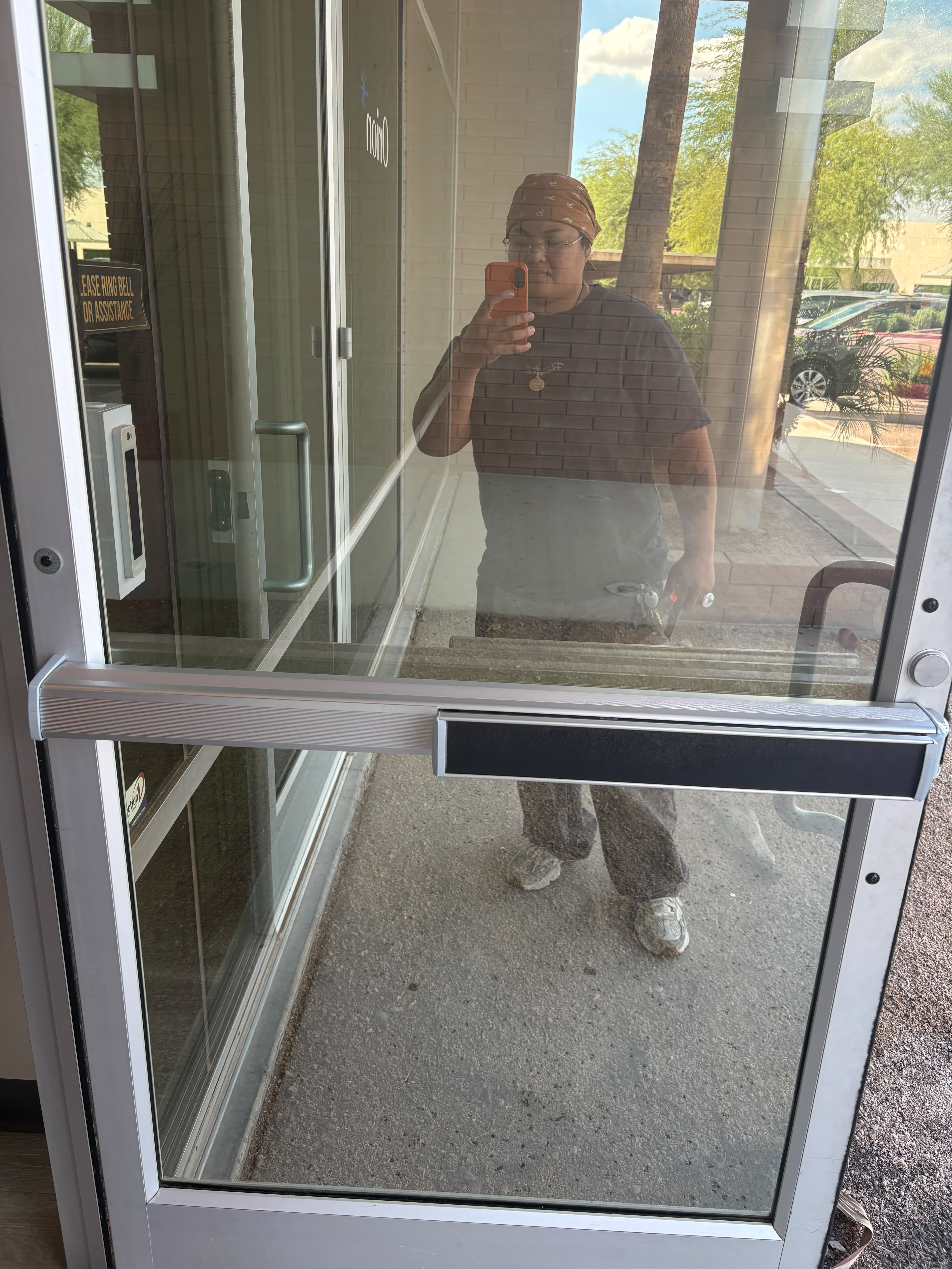 Electronic crash bar and UniFi Access service call in Chandler Arizona