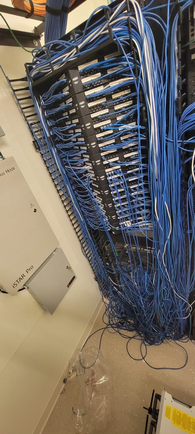 Phoenix Network Rack Cleanup & Structured Cabling project photo 2