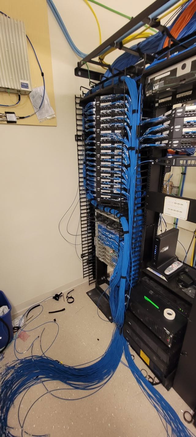 Phoenix Network Rack Cleanup & Structured Cabling project photo 4